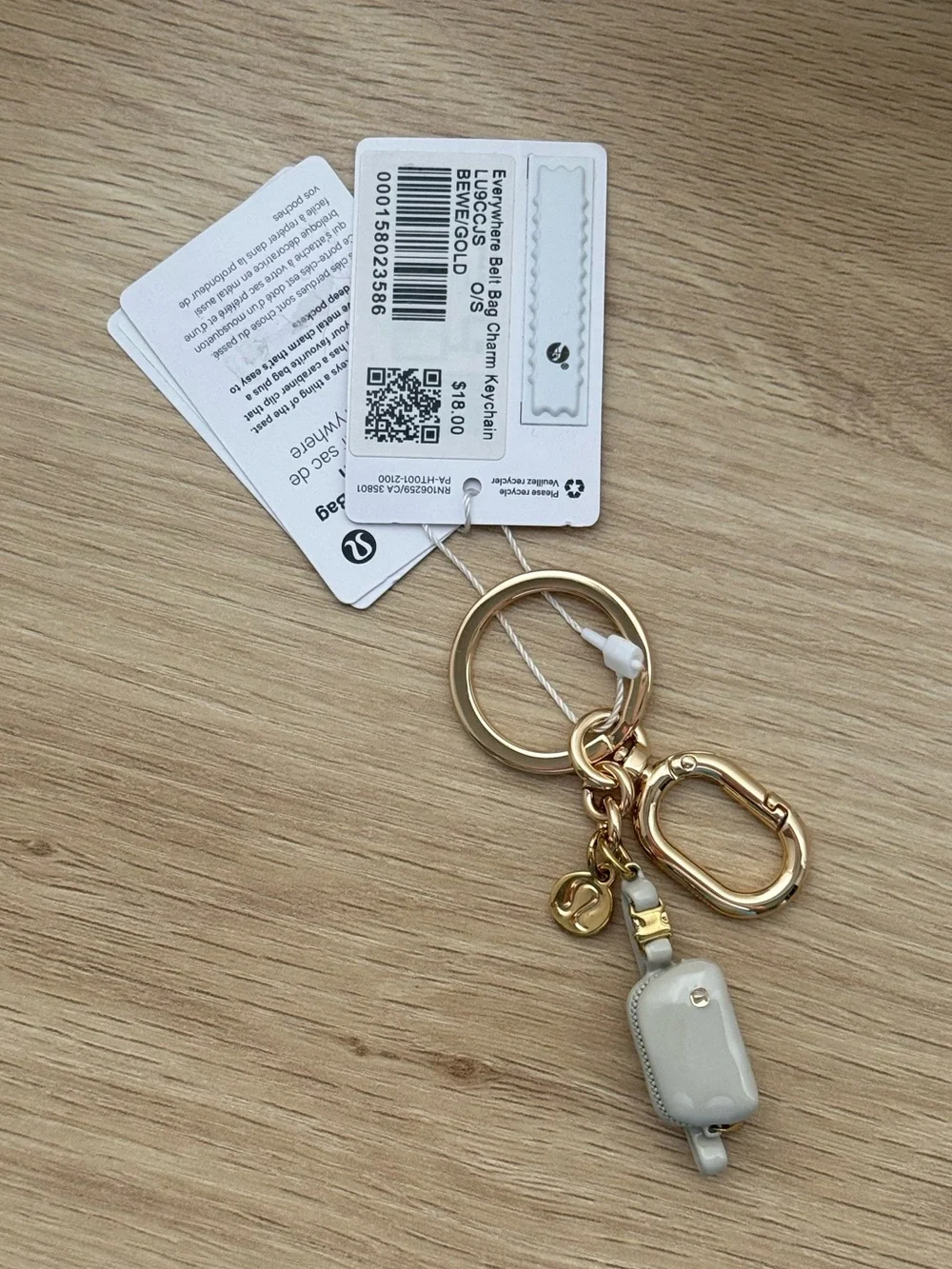 lululemon athletica keychain everywhere belt bag